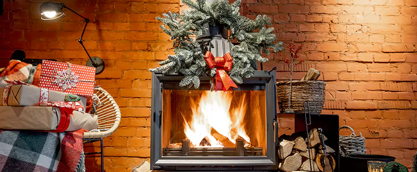 Travis Industries Linear Gas Fireplace Installation in North Las Vegas, Nevada